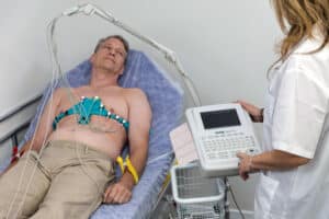 diagnostics of a man with a device NECG-12C