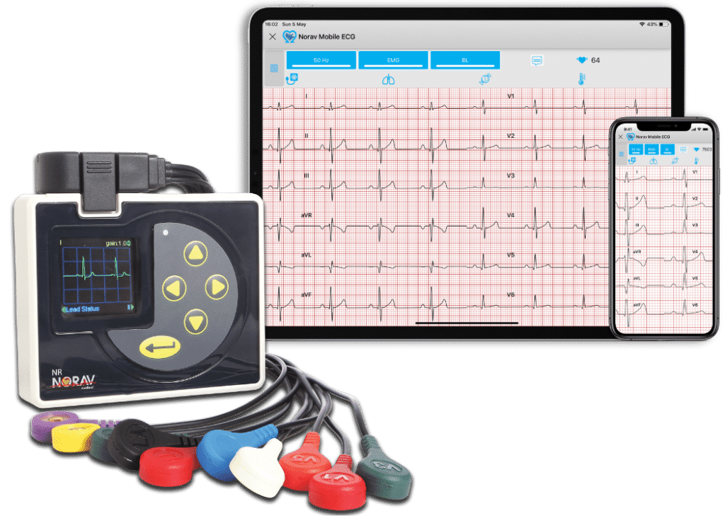 3 Channels ECG Holter, EKG Holter, ECG Monitor System,24 Hours ECG  Recorder: Buy Online at Best Price in UAE 