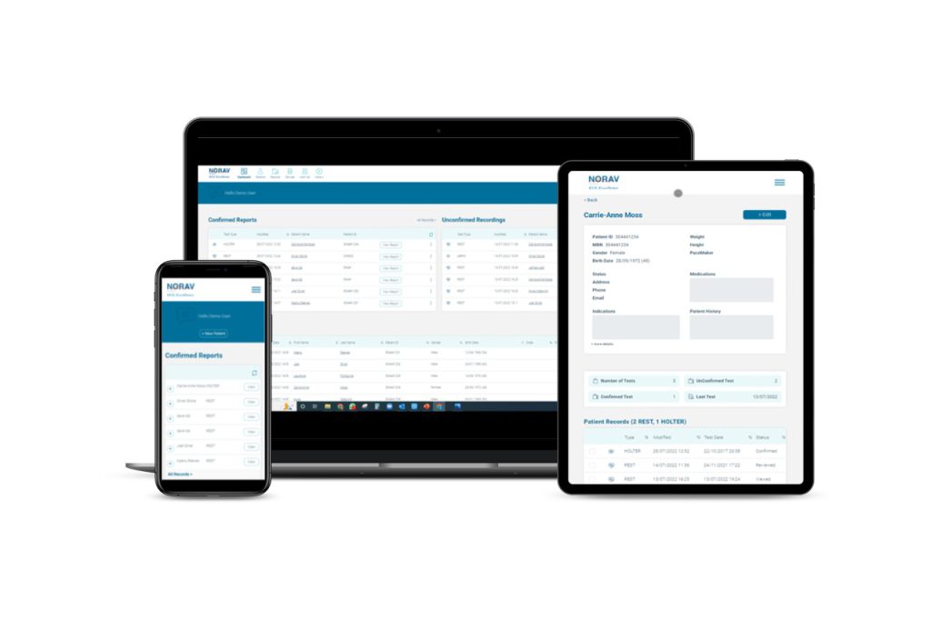 Web-Based ECG Management Platform